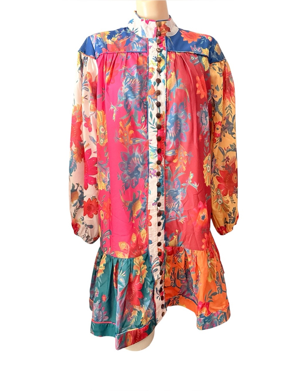 BEULAH Style Ginger Floral Dress Size S